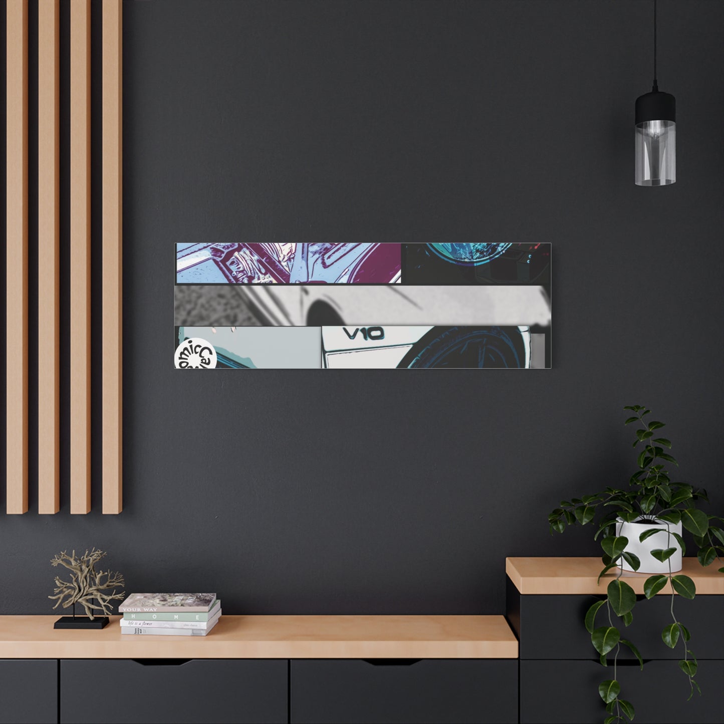 Canvas Print of Fast German Sports Car for Automotive Enthusiasts