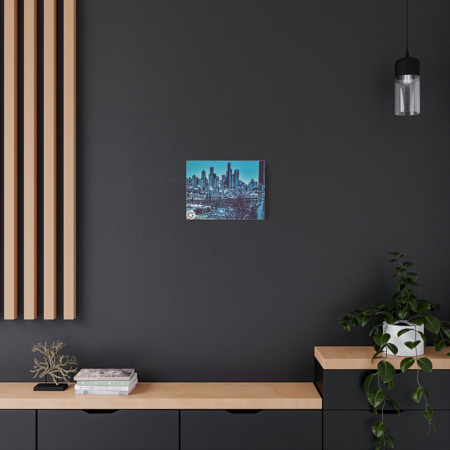 Seattle Cruises City Matte Canvas Wall Art