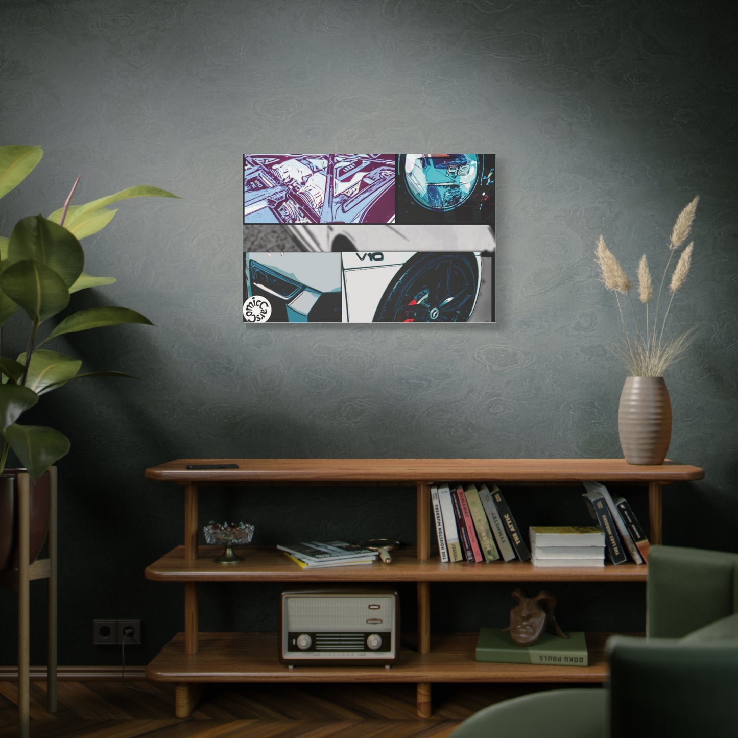 Canvas Print of Fast German Sports Car for Automotive Enthusiasts