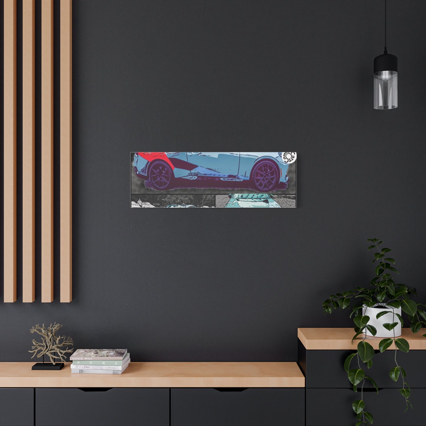 Canvas Print German Sports Car Matte Wall Art Decor