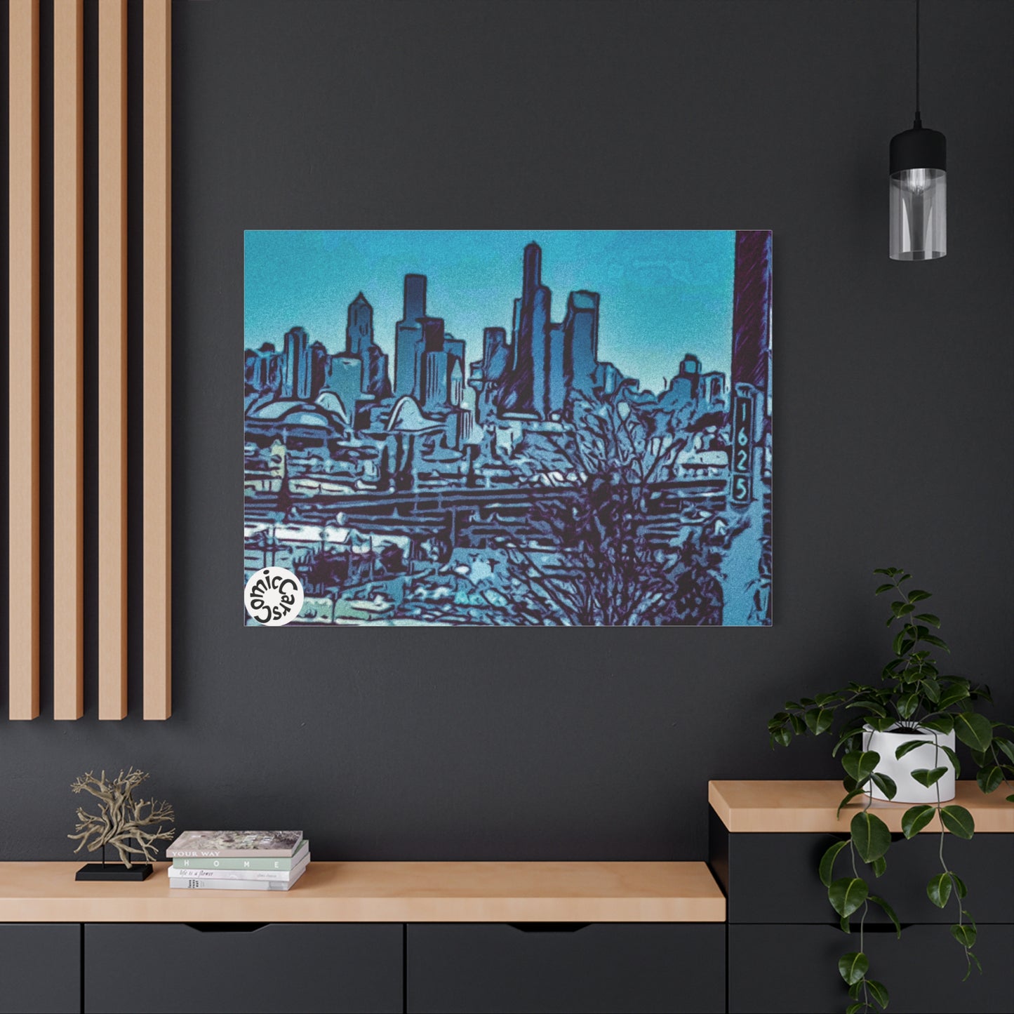 Seattle Cruises City Matte Canvas Wall Art