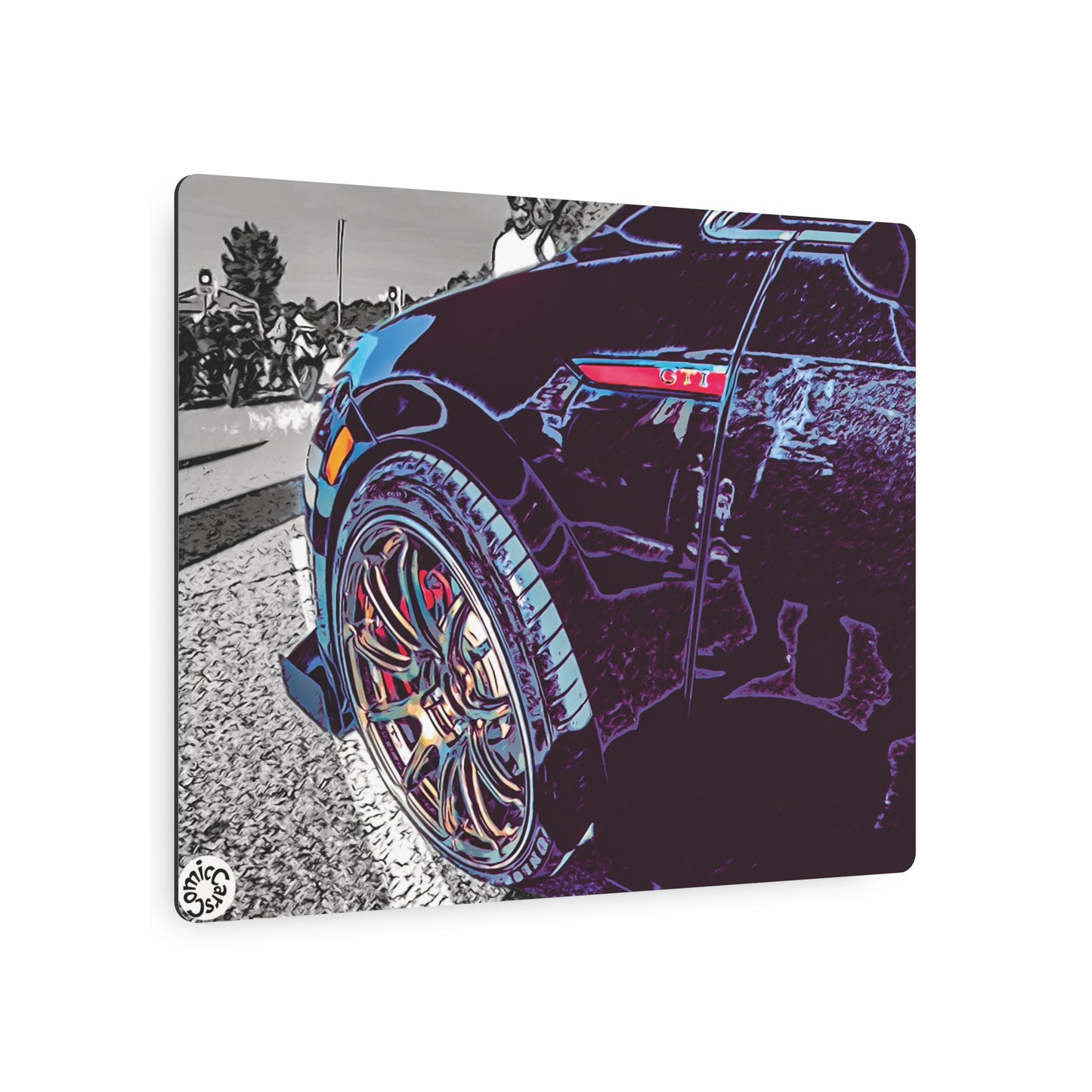 Metal Art Sign German Import Sports Car Wall Decor