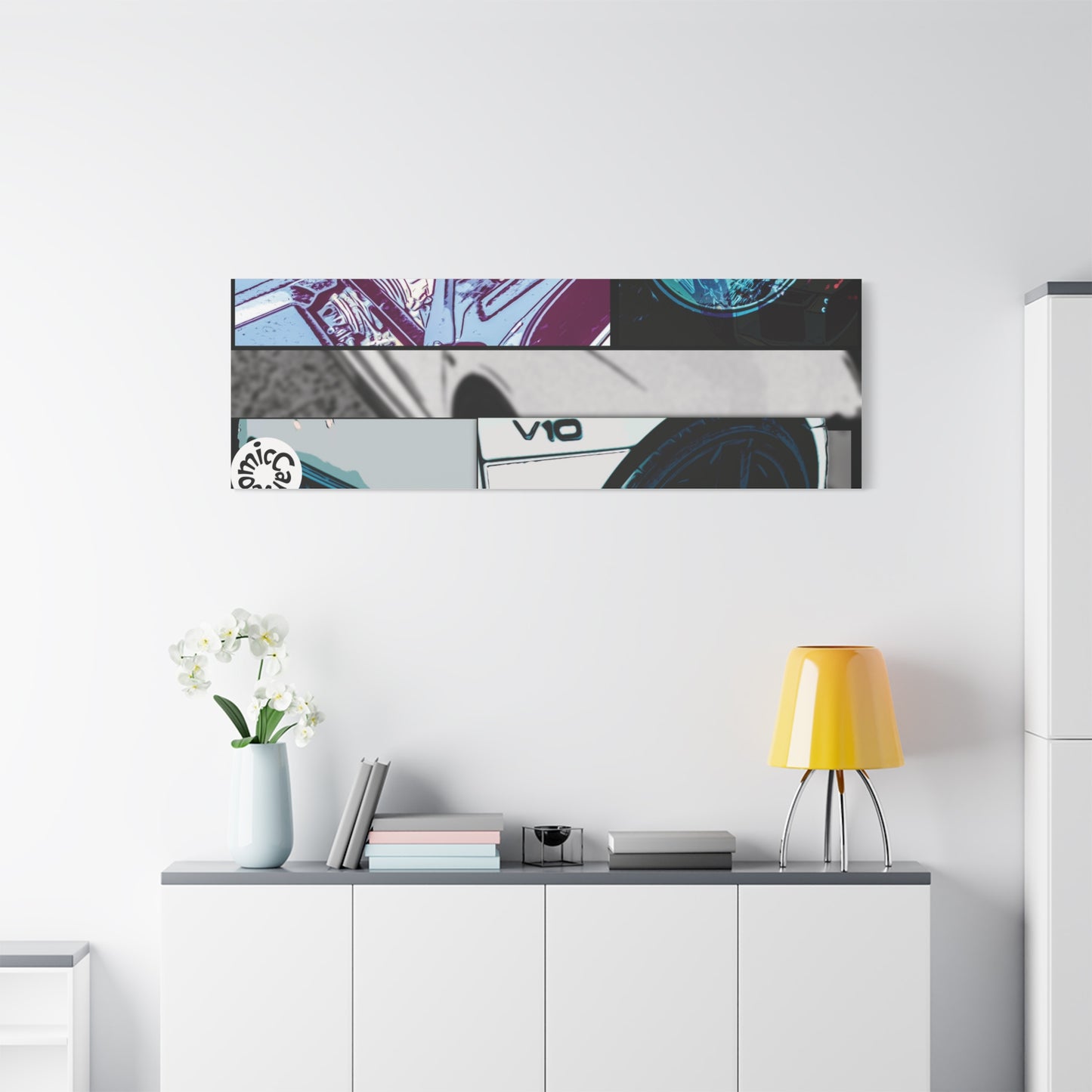 Canvas Print of Fast German Sports Car for Automotive Enthusiasts