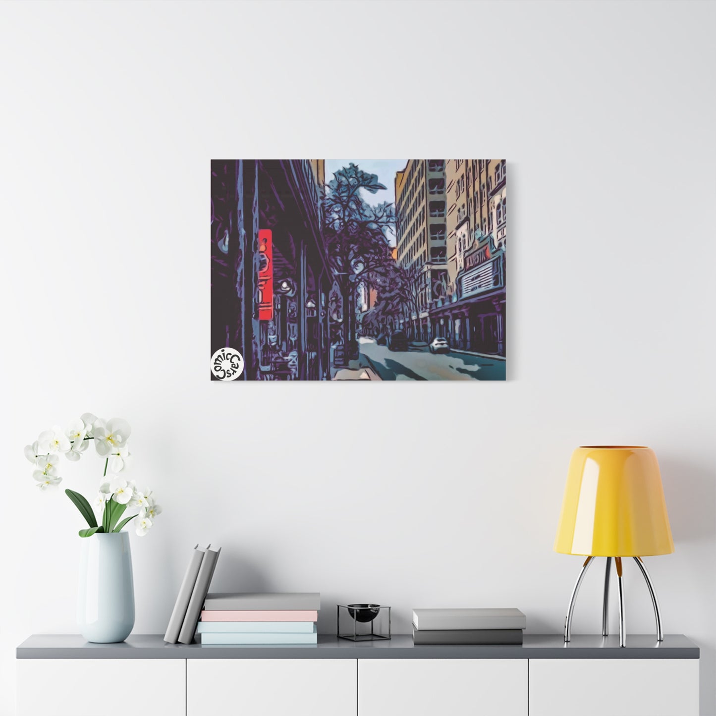 San Antonio Cruises City Matte Canvas Wall Art