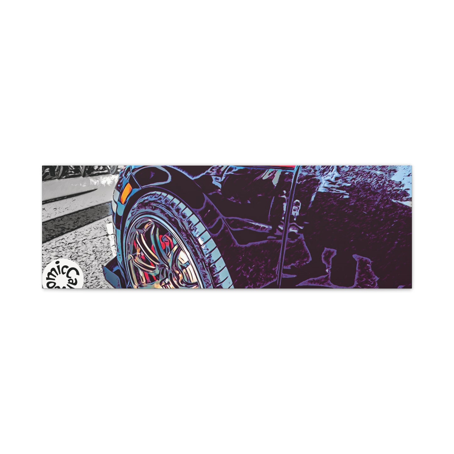 Canvas Print German Import Sports Car Luxury Decor for Car Enthusiasts