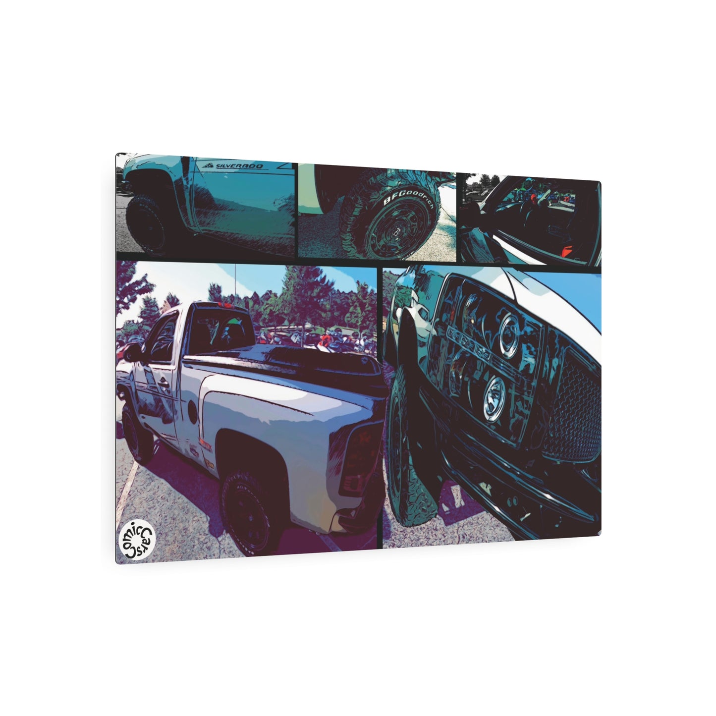 Metal Art Sign American Pickup Lifted Wall Decor