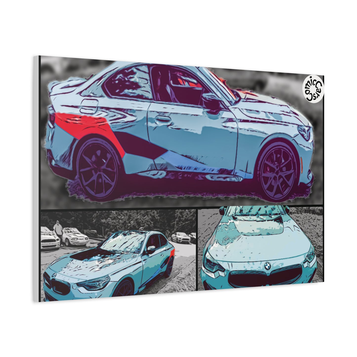 Canvas Print German Sports Car Matte Wall Art Decor