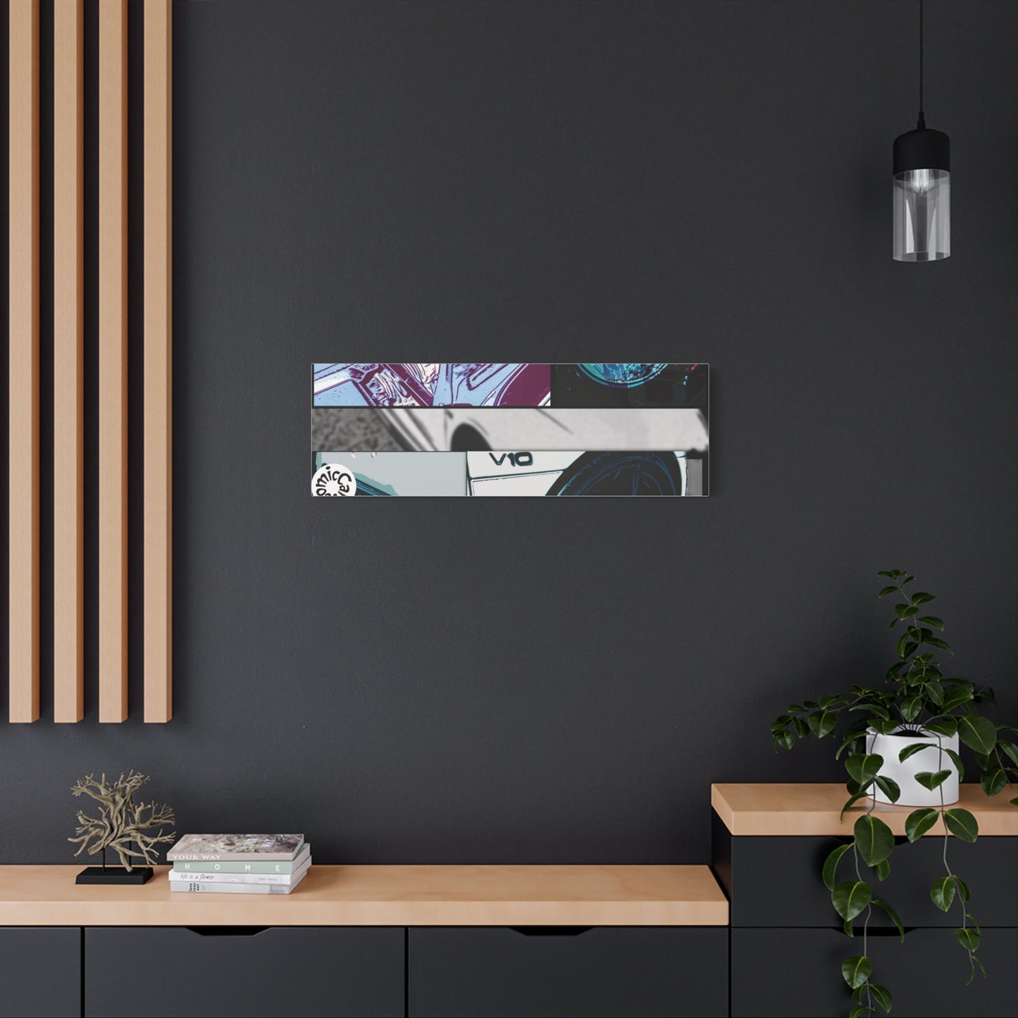Canvas Print of Fast German Sports Car for Automotive Enthusiasts