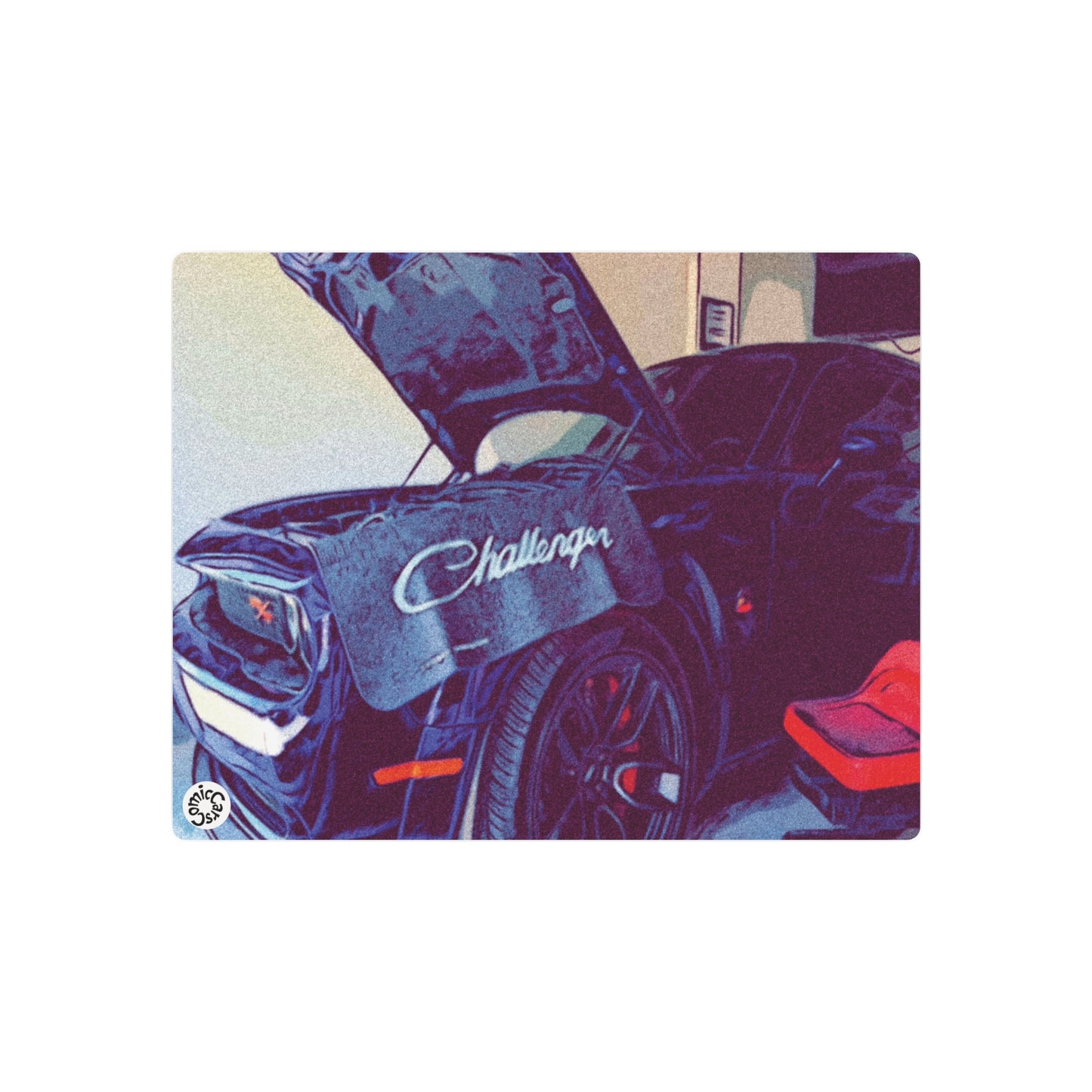 Metal Art Sign Modern Muscle Car Comic Shop Decor