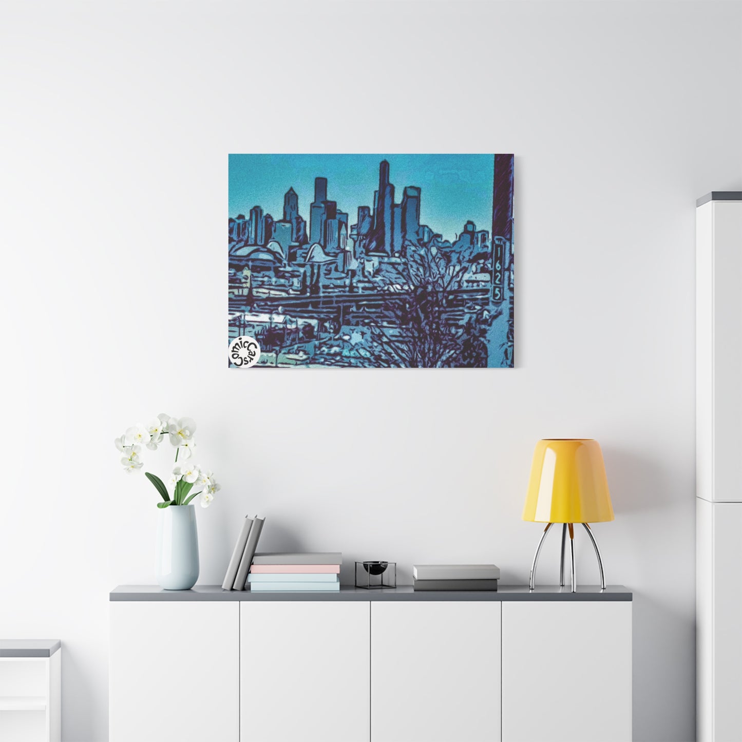 Seattle Cruises City Matte Canvas Wall Art