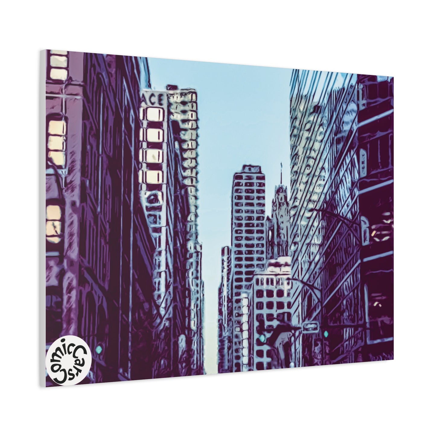 Chi-Town Cruises Matte Canvas Wall Art Urban Decor for Home and Office