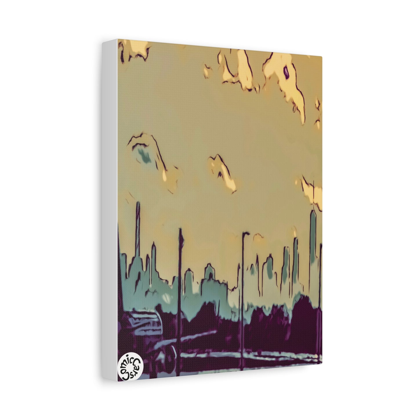 New York City JFK Airport Matte Canvas Wall Art Urban Home Decor
