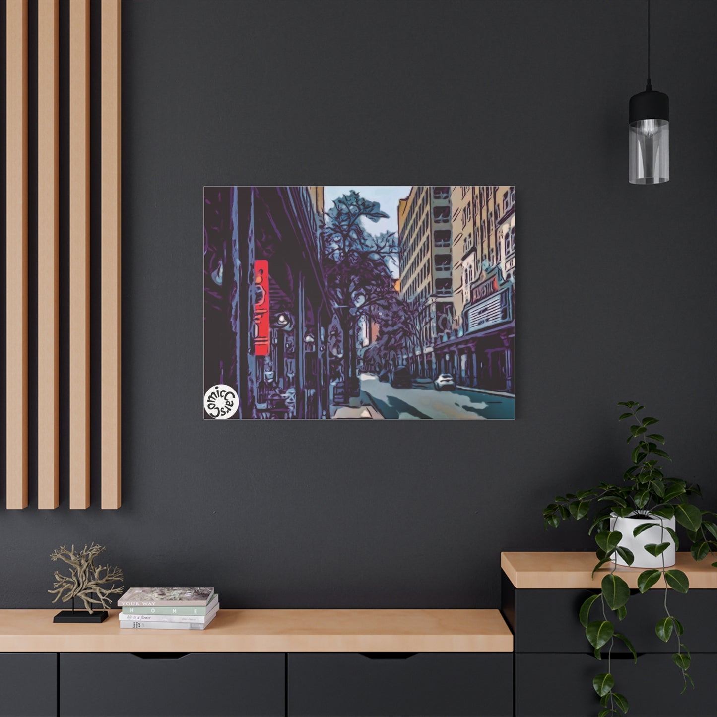 San Antonio Cruises City Matte Canvas Wall Art