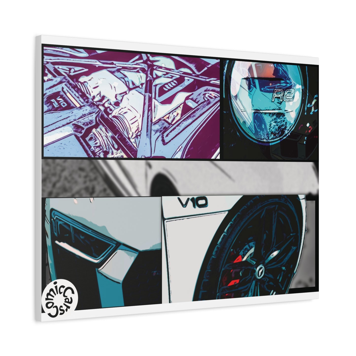 Canvas Print of Fast German Sports Car for Automotive Enthusiasts
