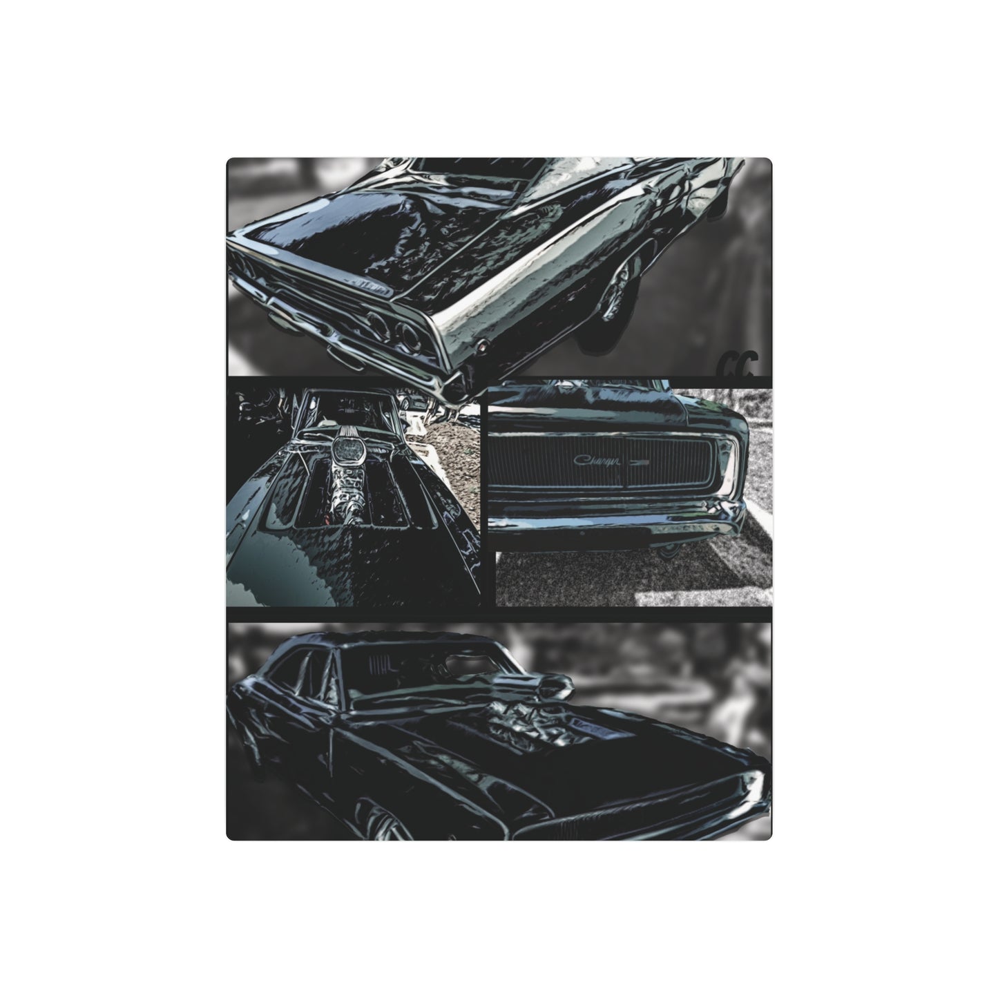 Muscle Car Decor, Metal Art Sign