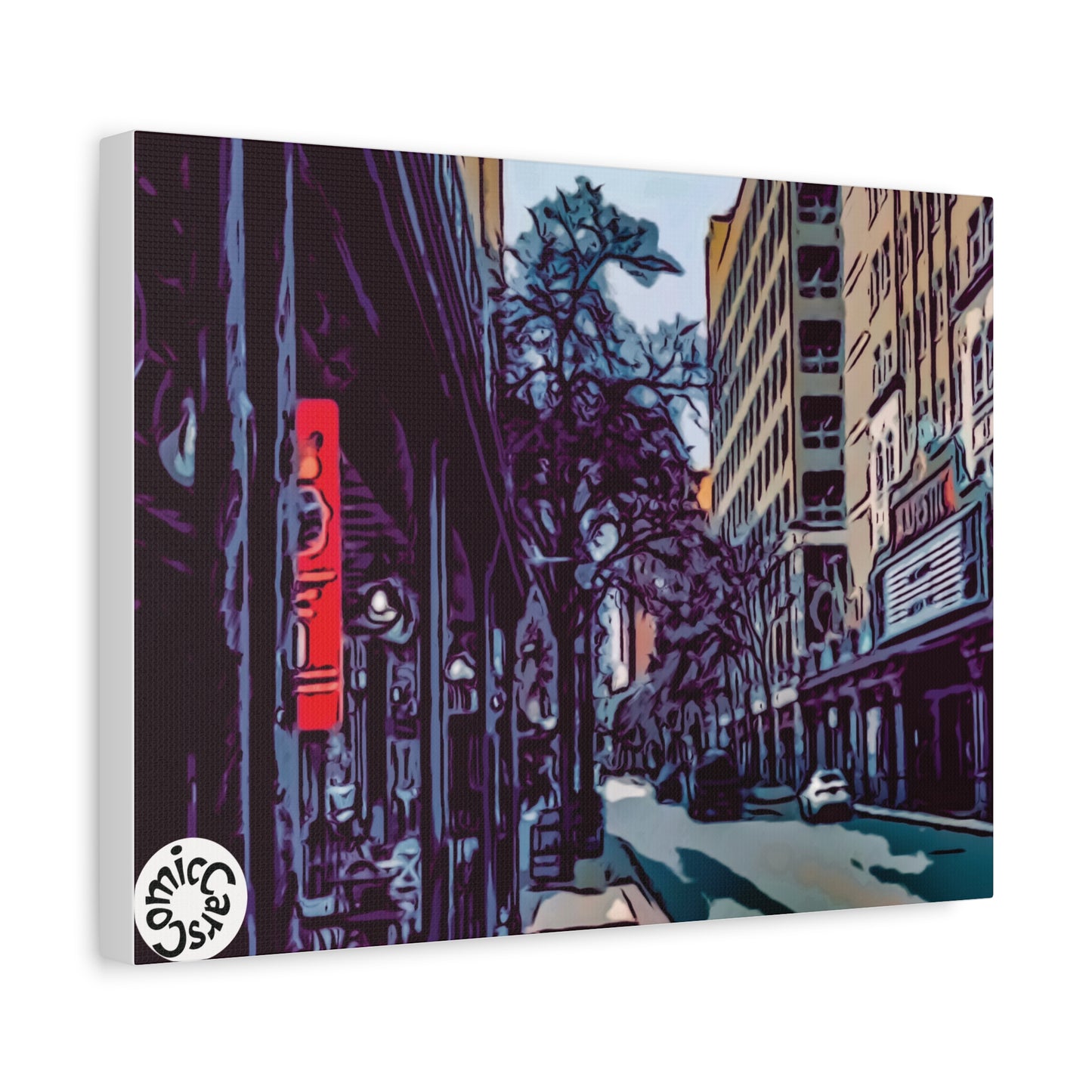 San Antonio Cruises City Matte Canvas Wall Art