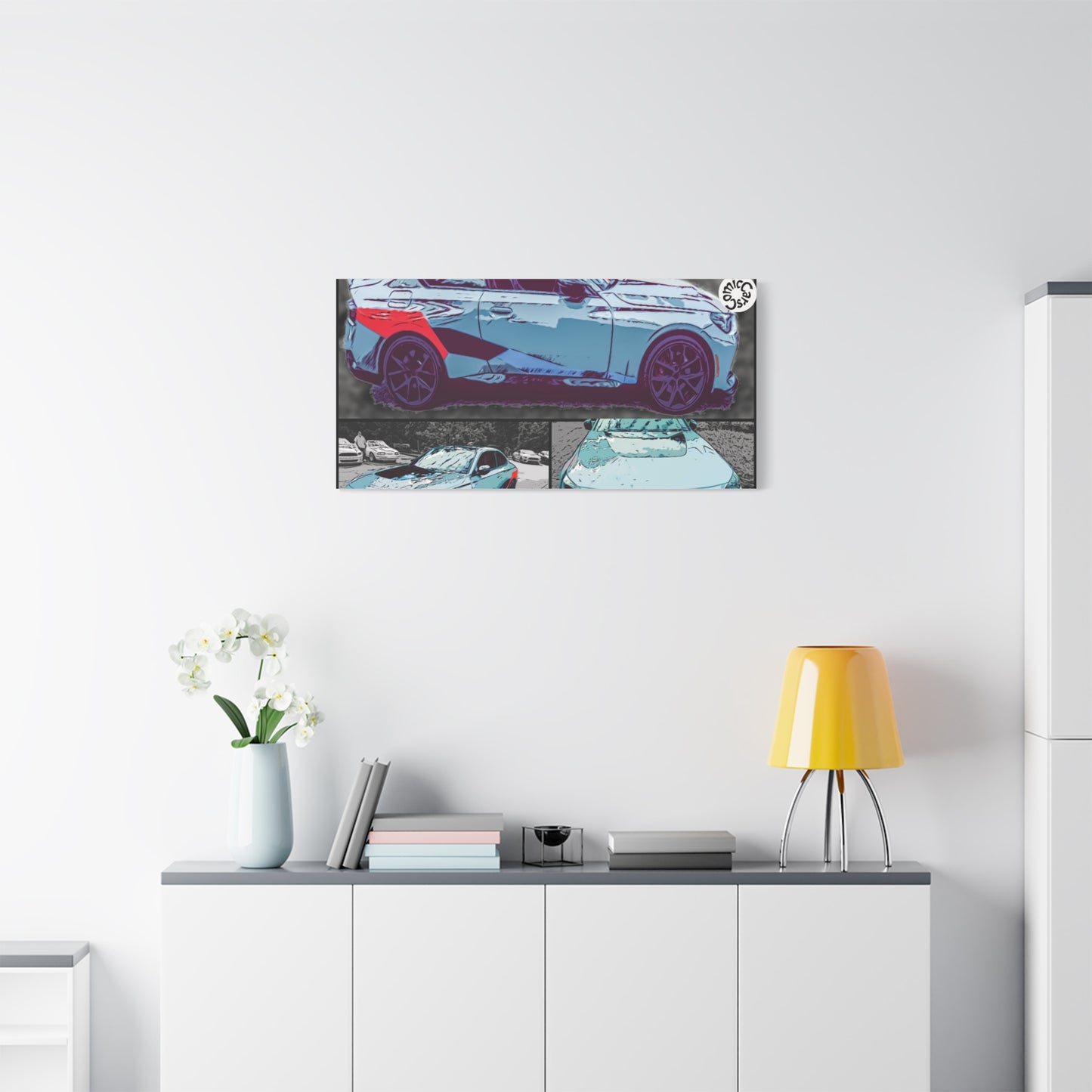 Canvas Print German Sports Car Matte Wall Art Decor