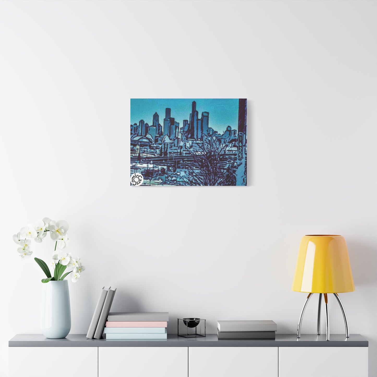 Seattle Cruises City Matte Canvas Wall Art