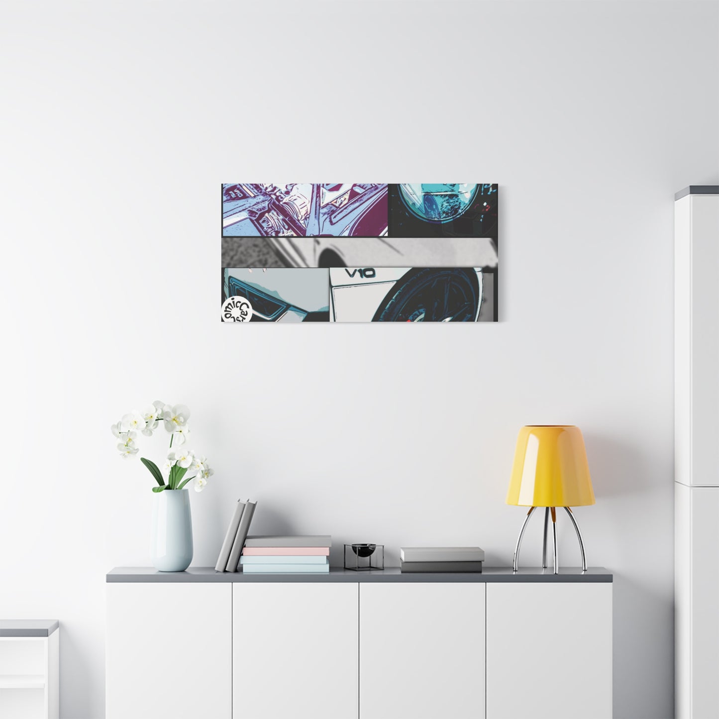 Canvas Print of Fast German Sports Car for Automotive Enthusiasts