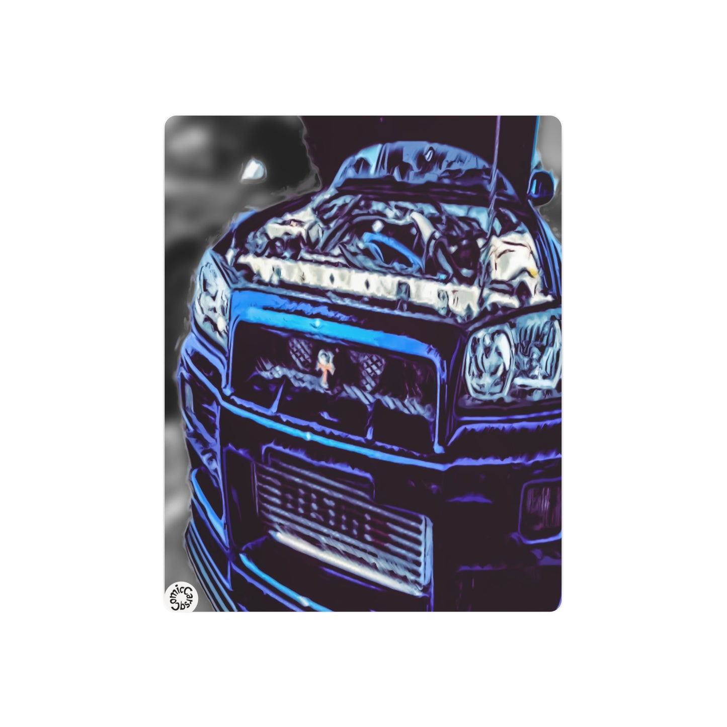 Metal Art Sign Fast Import Tuner Right Hand Drive Decor