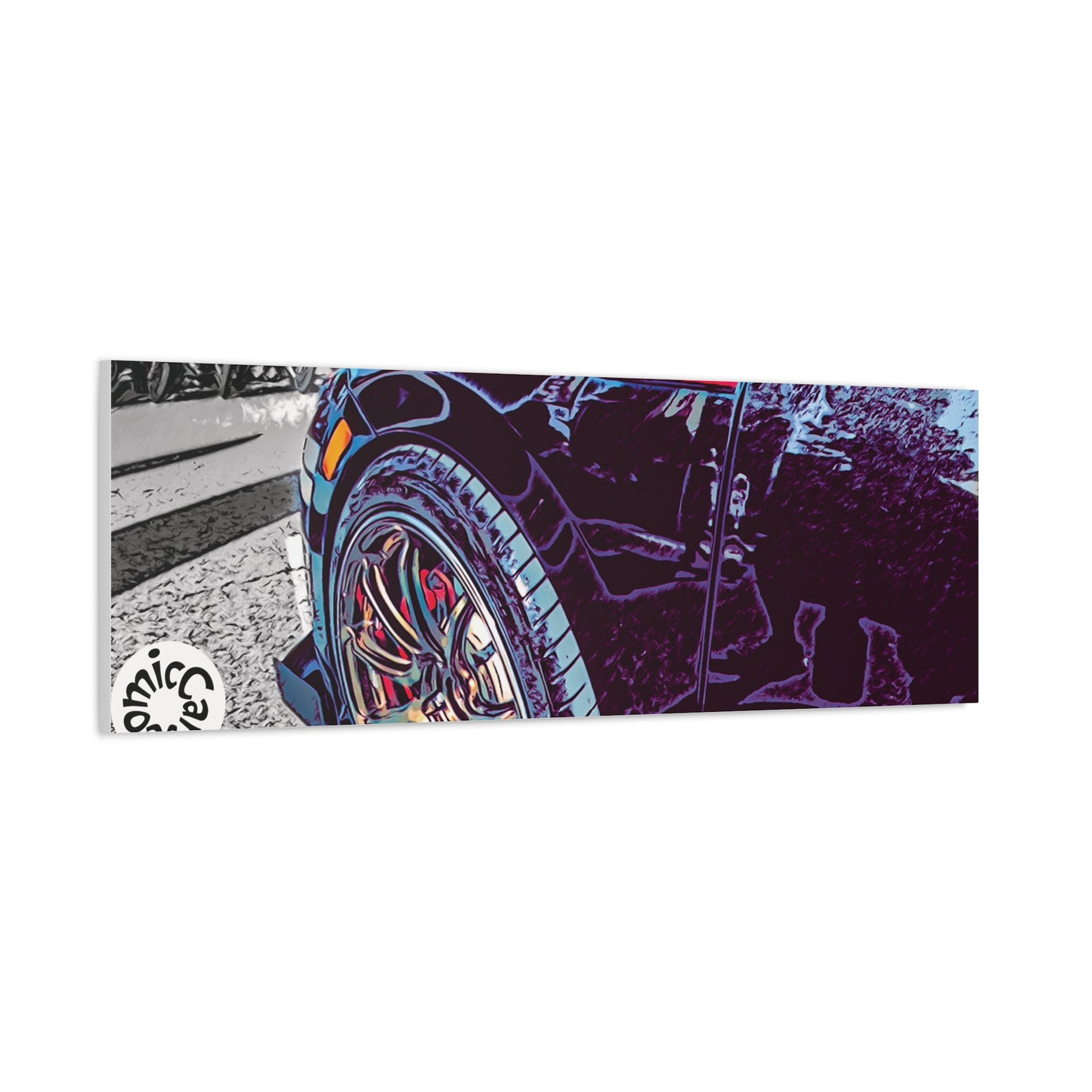 Canvas Print German Import Sports Car Luxury Decor for Car Enthusiasts