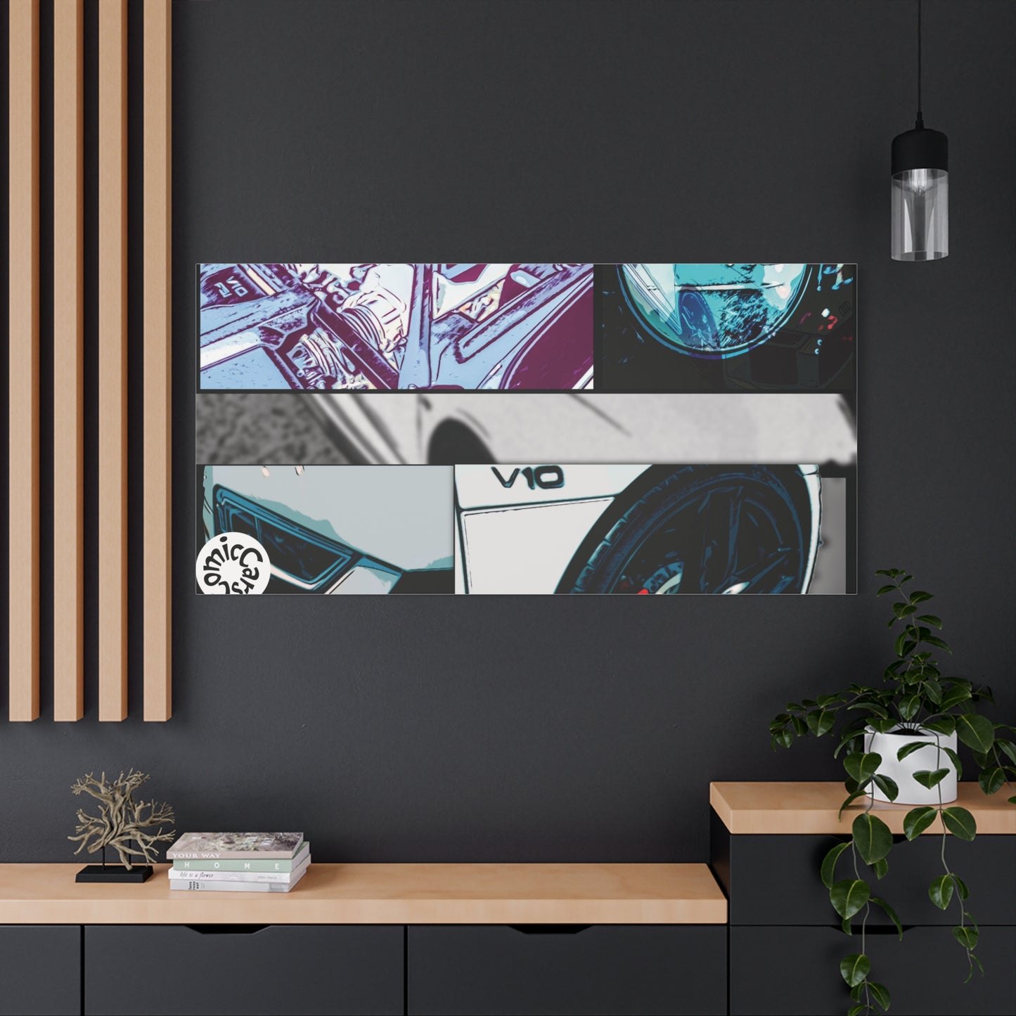 Canvas Print of Fast German Sports Car for Automotive Enthusiasts