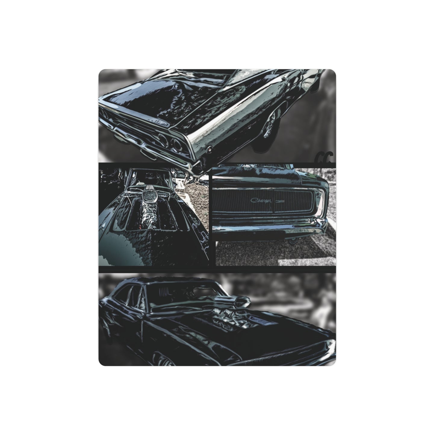 Muscle Car Decor, Metal Art Sign