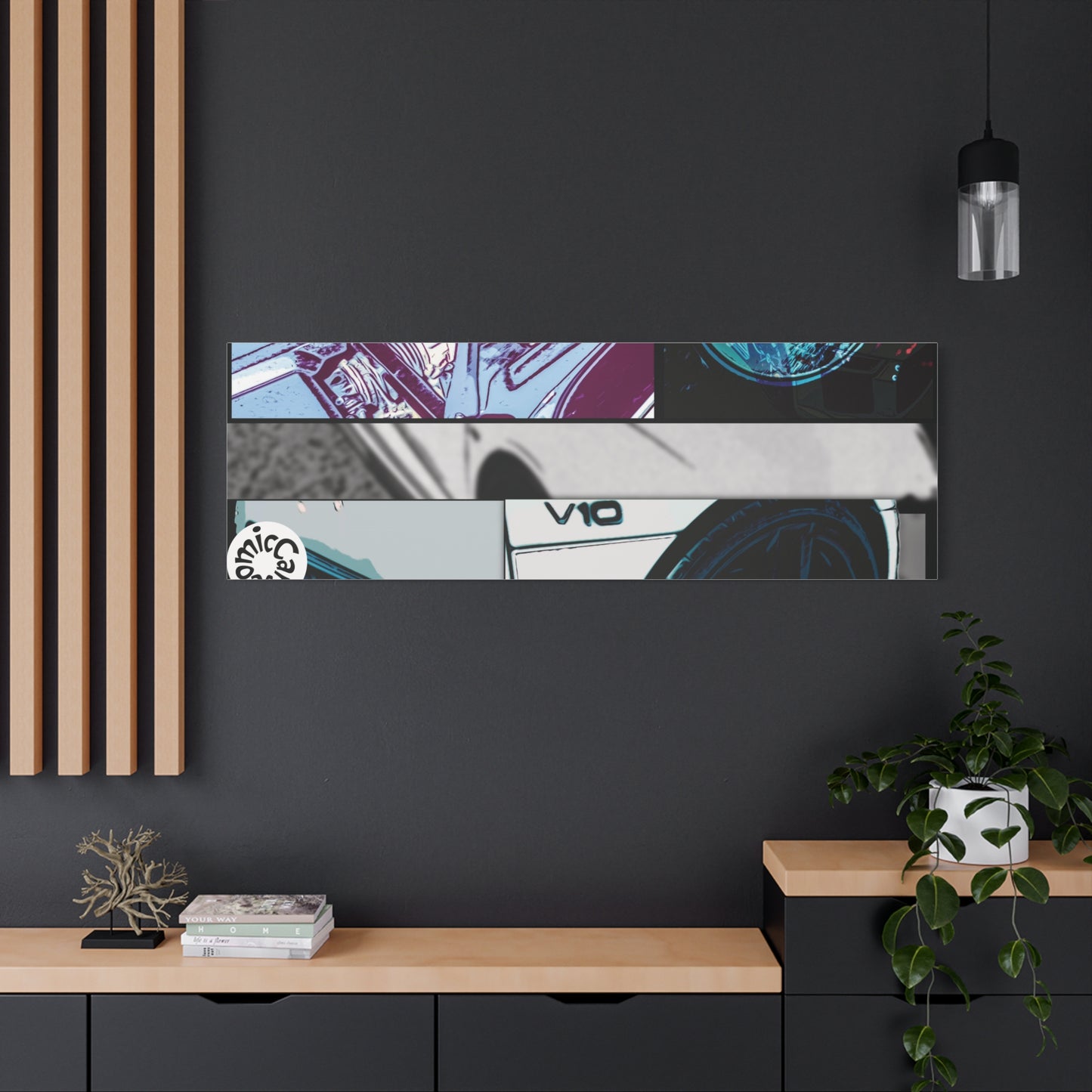 Canvas Print of Fast German Sports Car for Automotive Enthusiasts