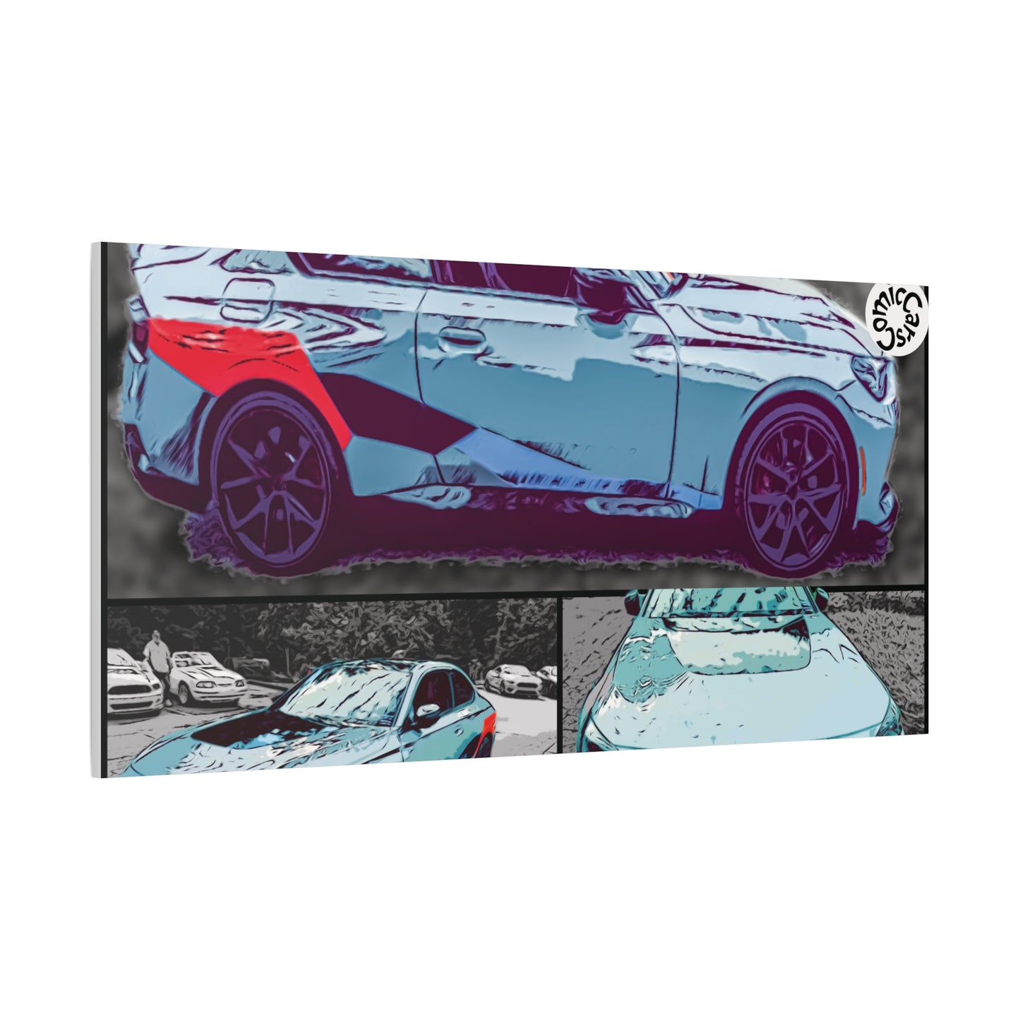 Canvas Print German Sports Car Matte Wall Art Decor