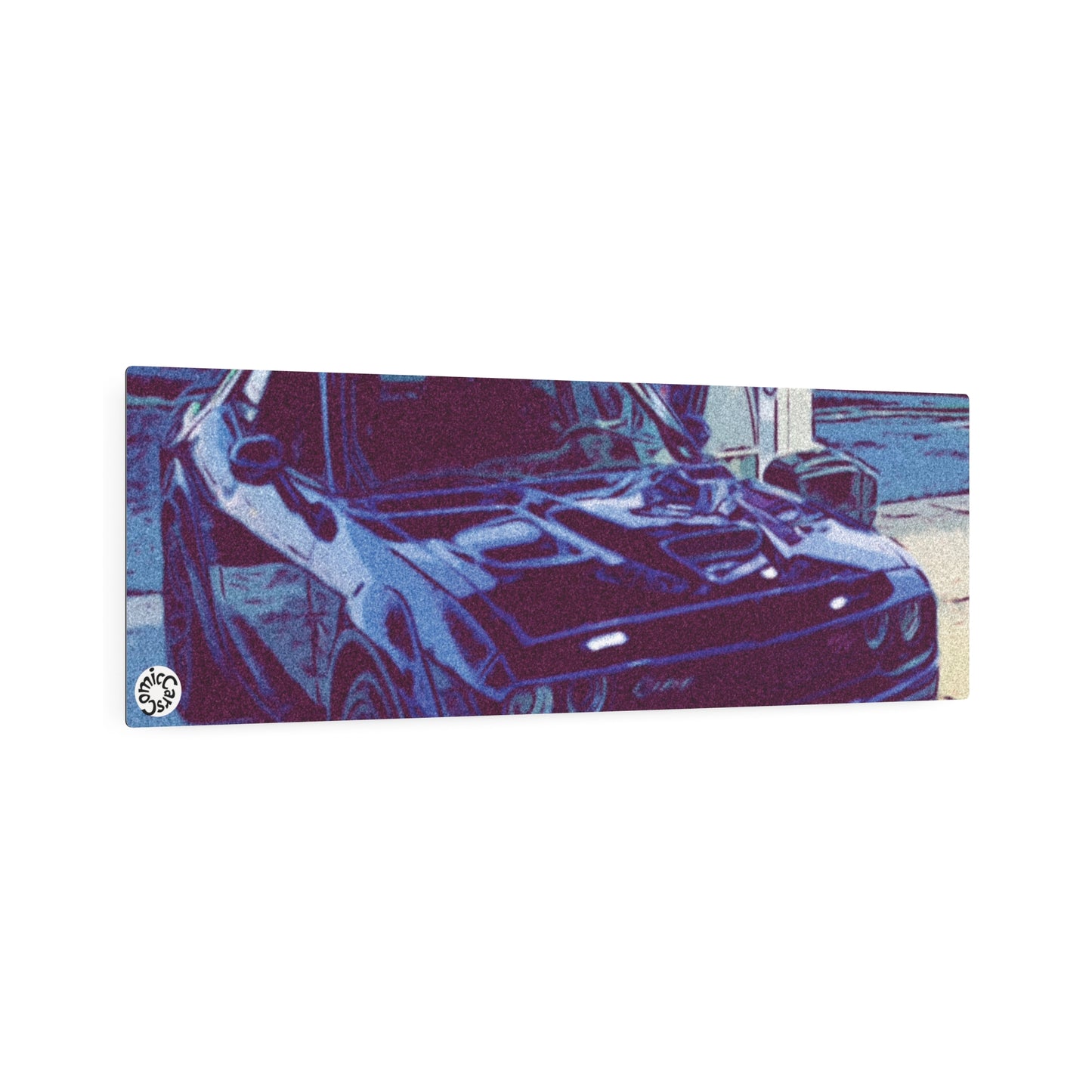 Metal Art Sign Modern Muscle Car Gas Pump Garage Wall Art