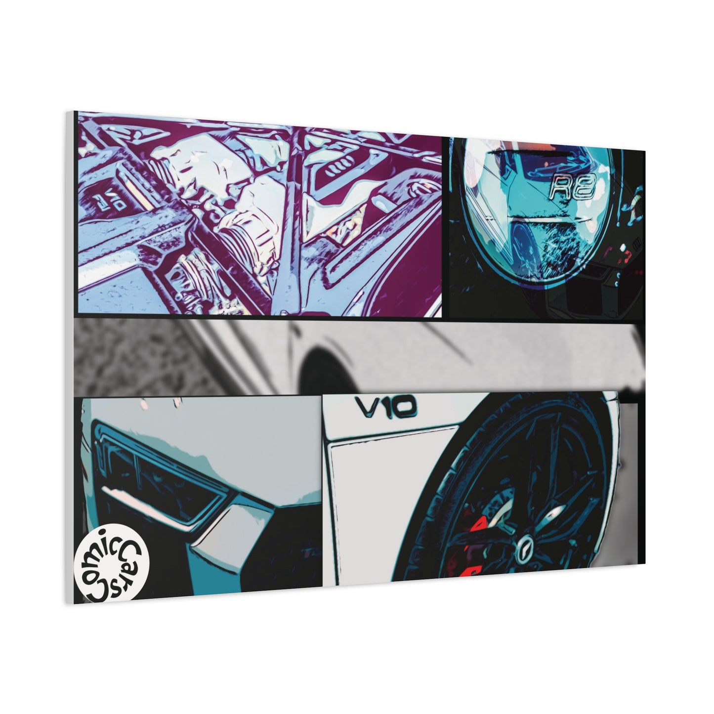 Canvas Print of Fast German Sports Car for Automotive Enthusiasts
