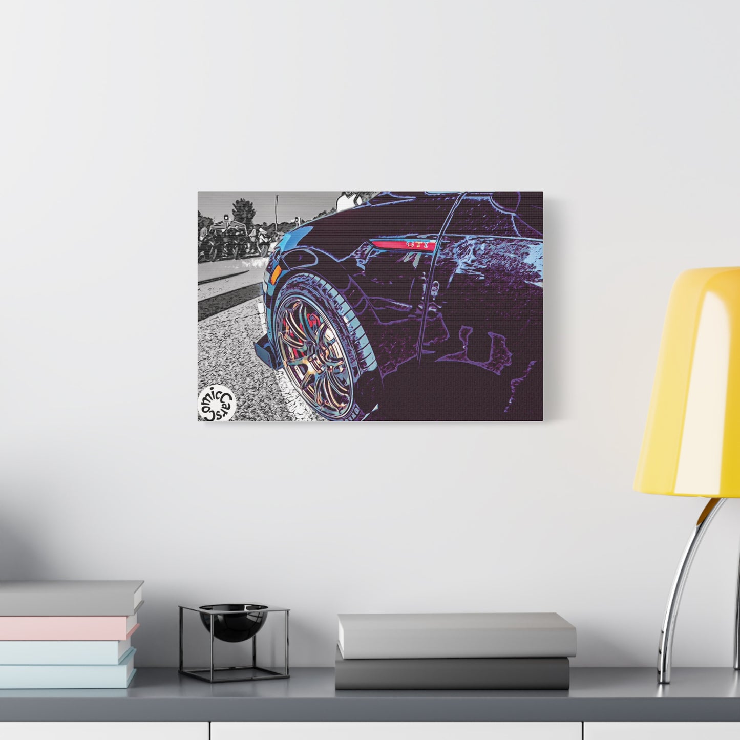 Canvas Print German Import Sports Car Luxury Decor for Car Enthusiasts