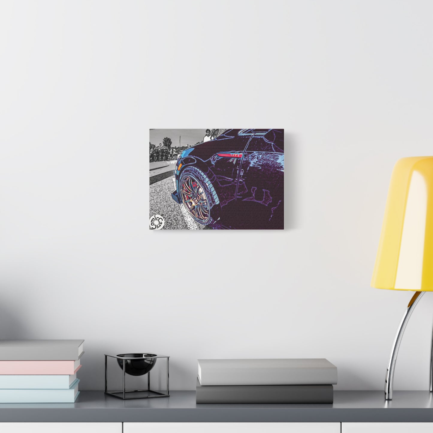 Canvas Print German Import Sports Car Luxury Decor for Car Enthusiasts