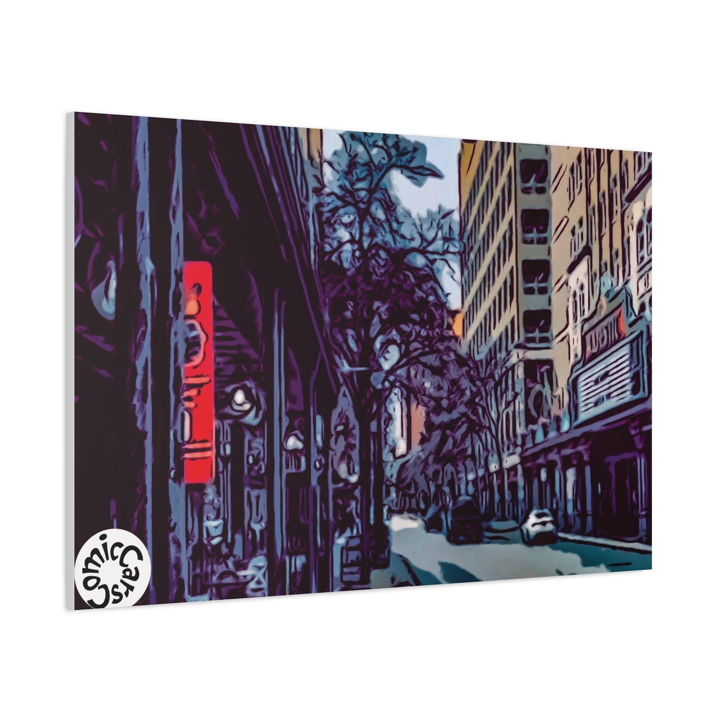San Antonio Cruises City Matte Canvas Wall Art