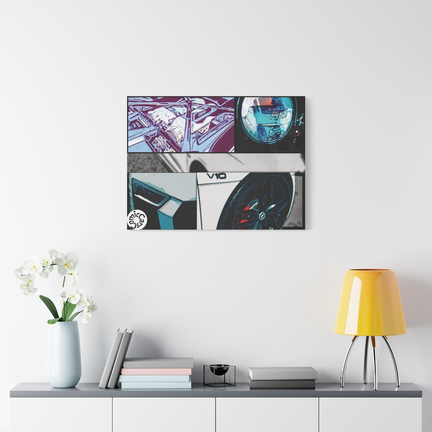Canvas Print of Fast German Sports Car for Automotive Enthusiasts