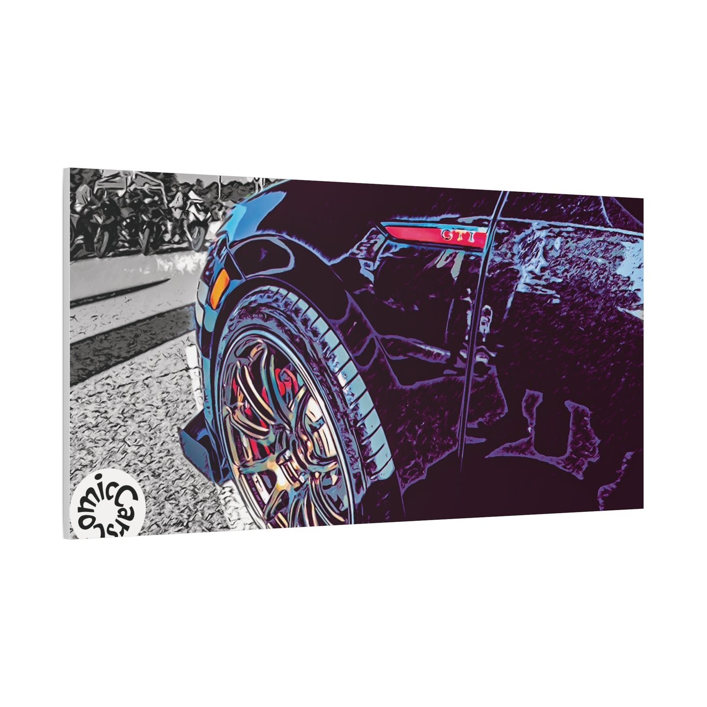 Canvas Print German Import Sports Car Luxury Decor for Car Enthusiasts