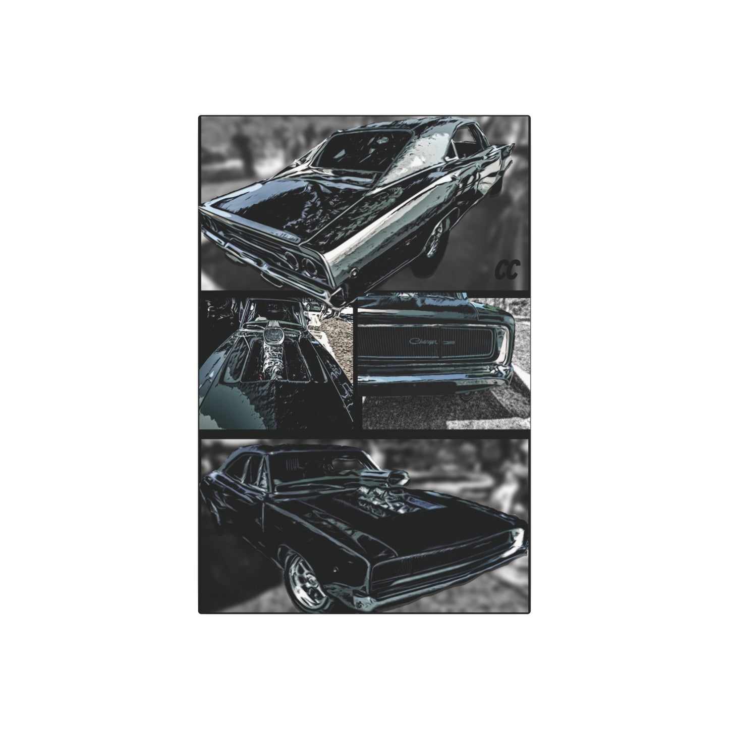 Muscle Car Decor, Metal Art Sign