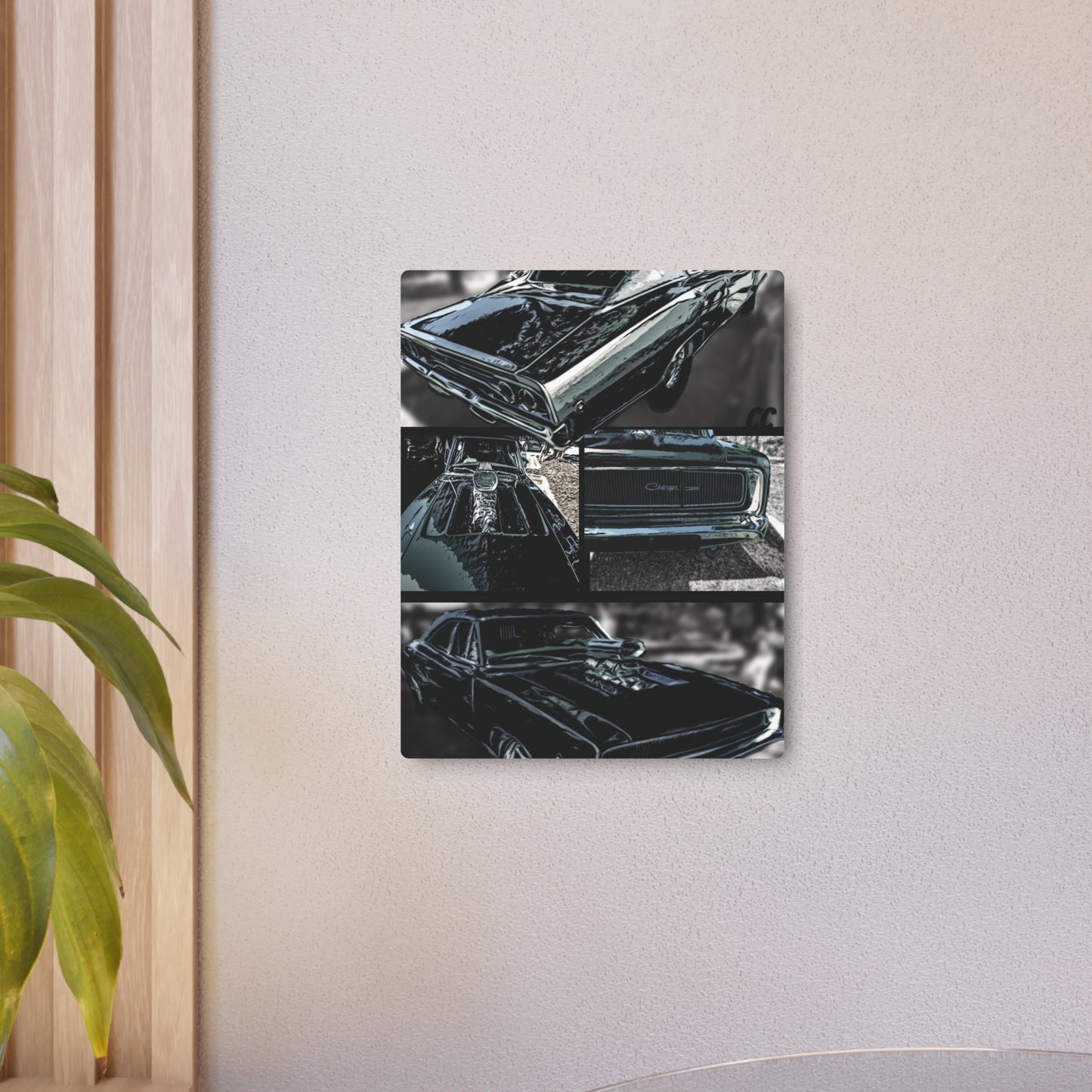 Muscle Car Decor, Metal Art Sign