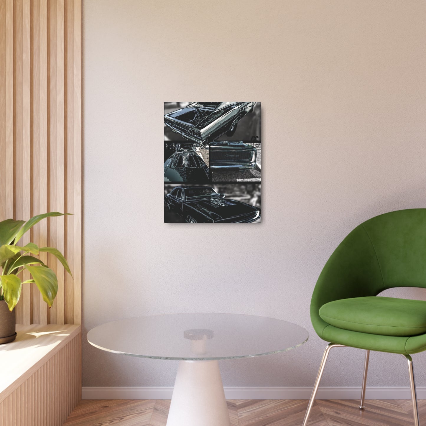 Muscle Car Decor, Metal Art Sign