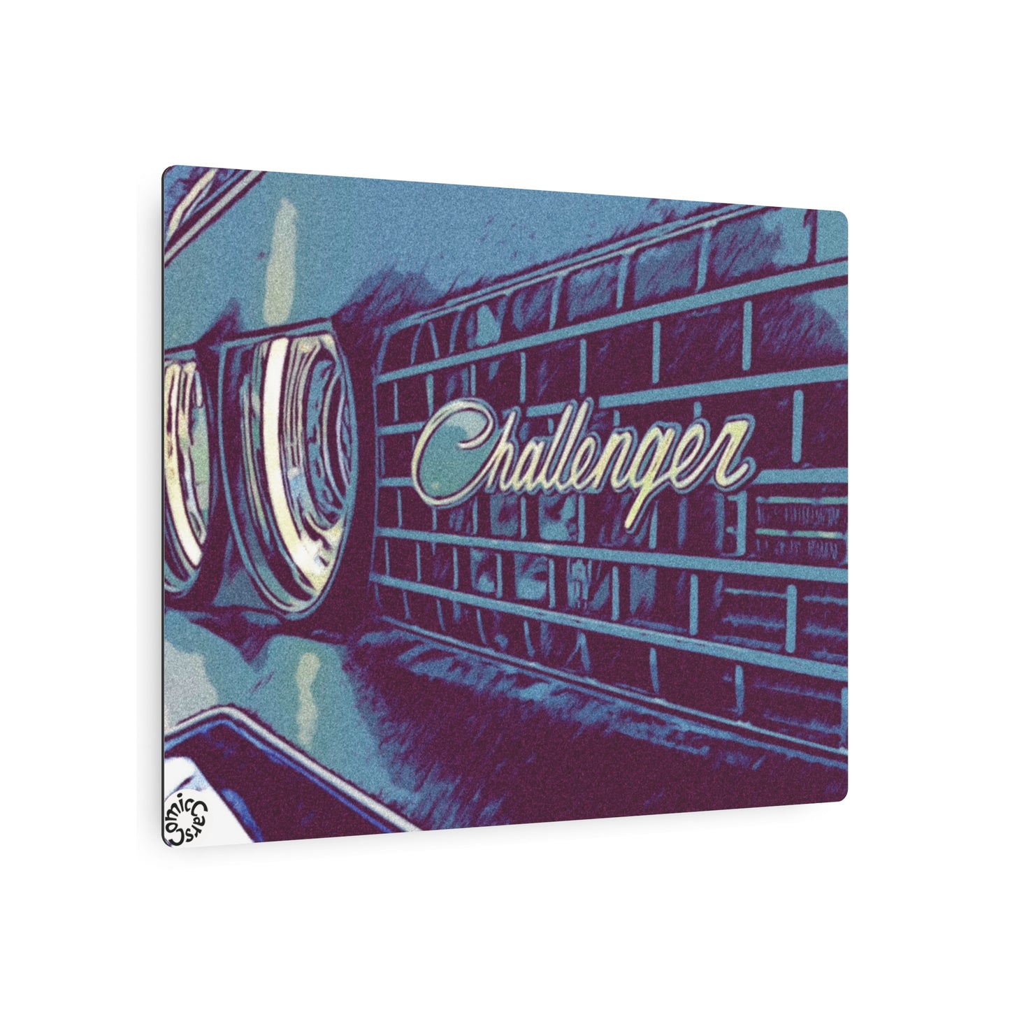 Metal Art Sign Modern Muscle Car Gas Pump Garage Wall Art