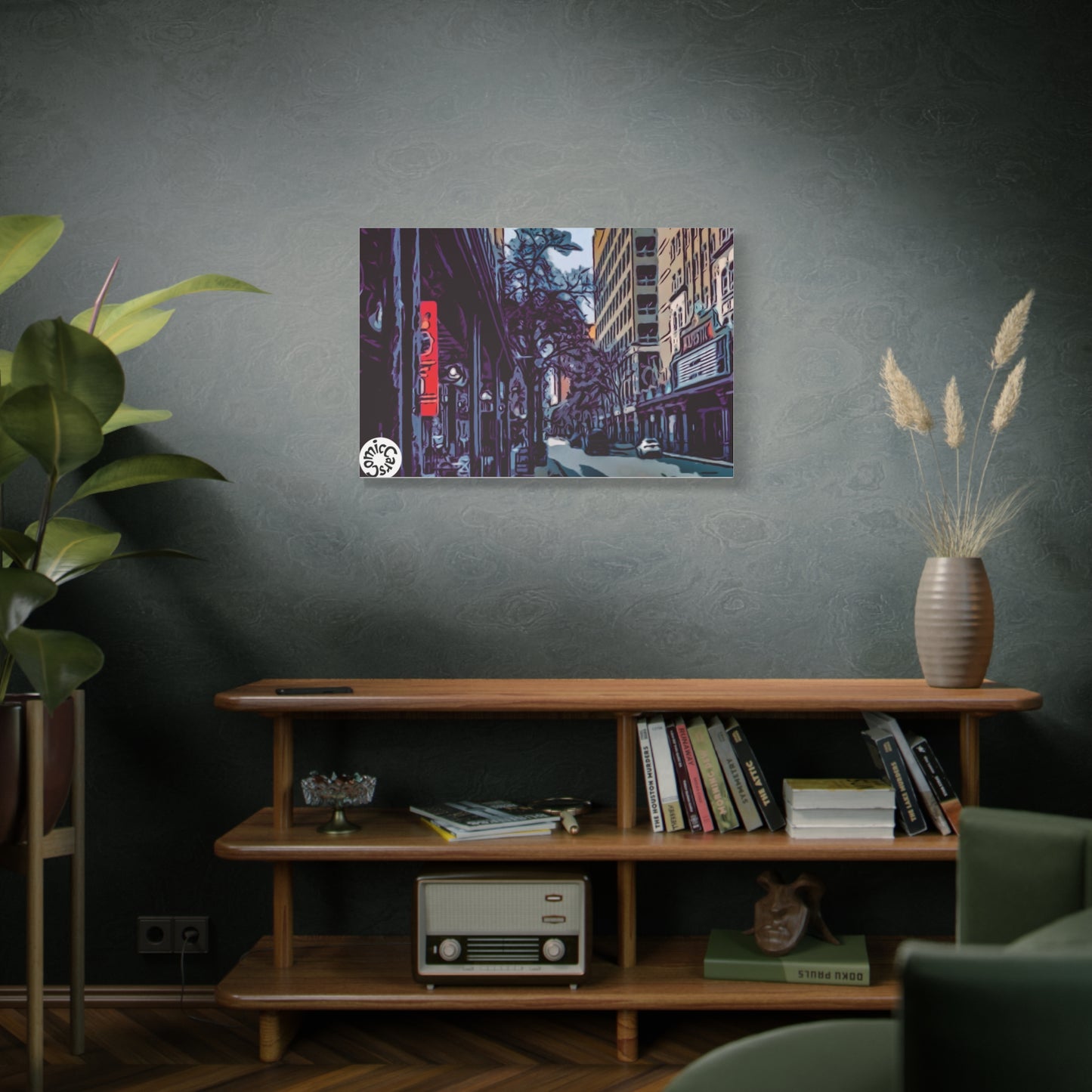 San Antonio Cruises City Matte Canvas Wall Art