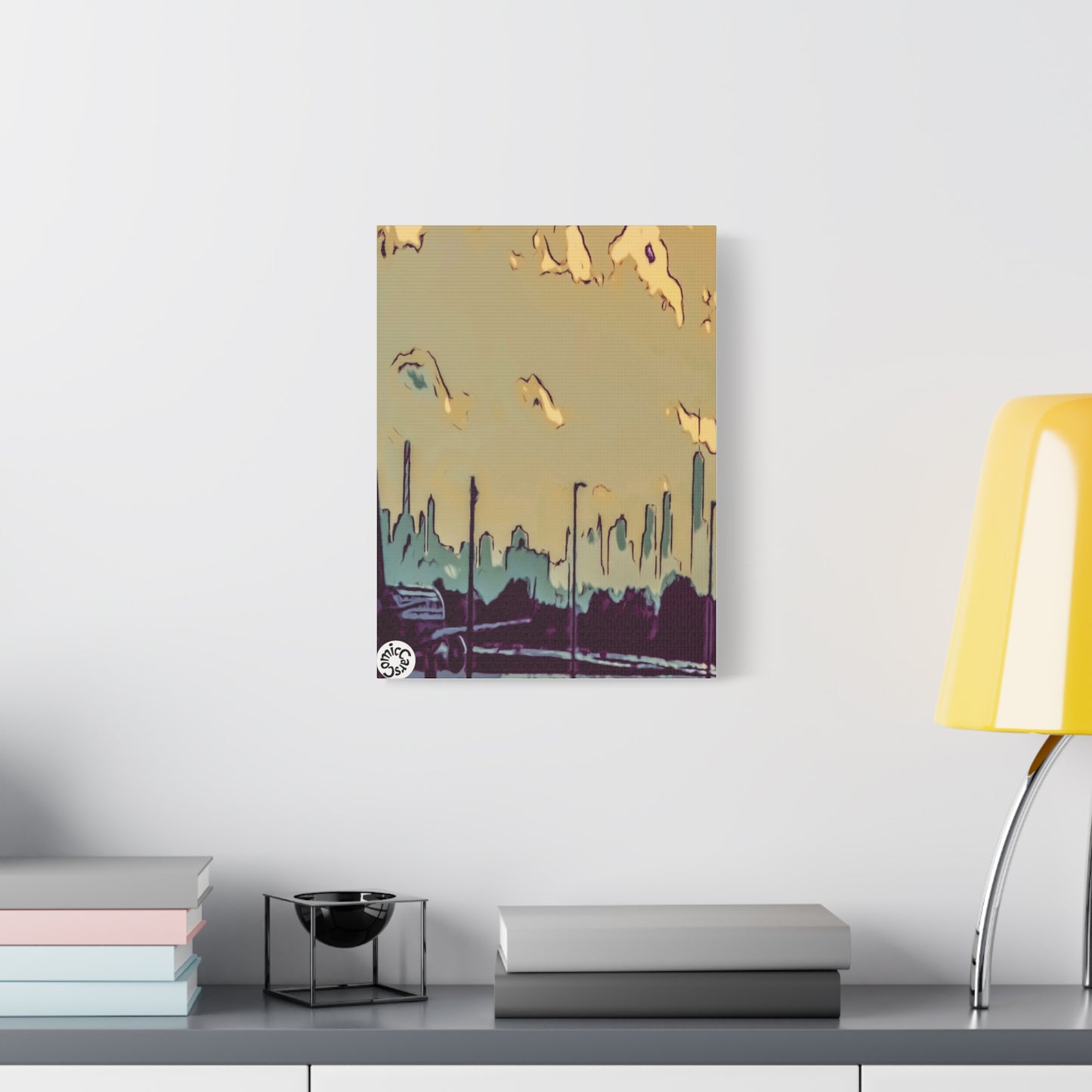 New York City JFK Airport Matte Canvas Wall Art Urban Home Decor