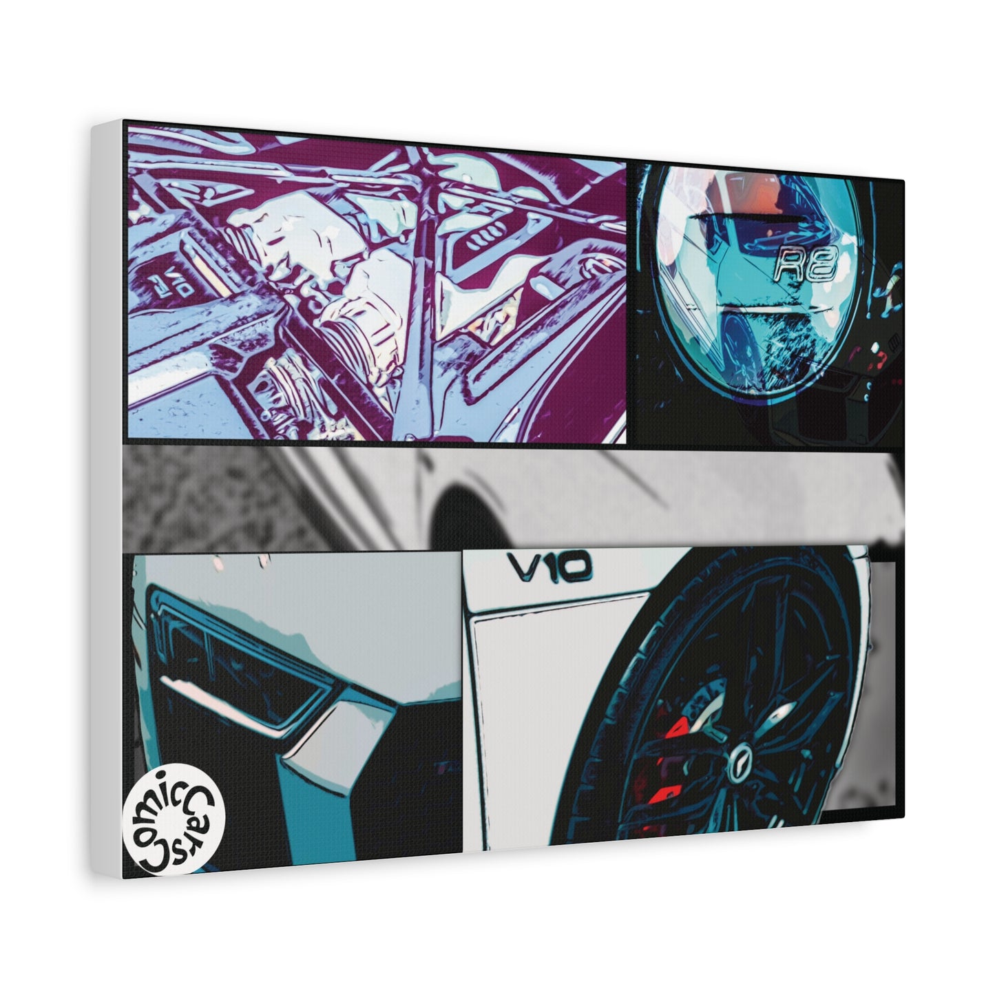 Canvas Print of Fast German Sports Car for Automotive Enthusiasts