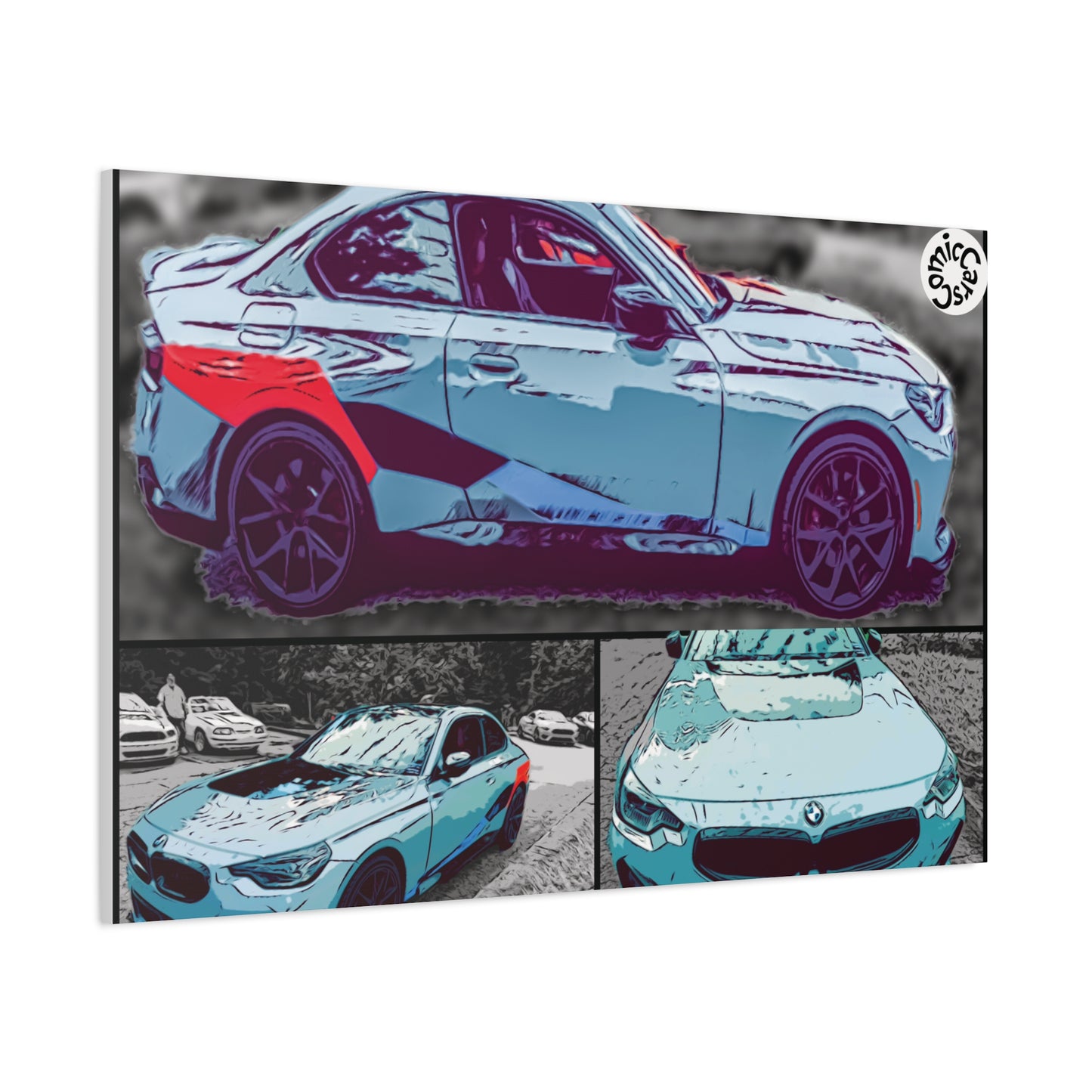 Canvas Print German Sports Car Matte Wall Art Decor