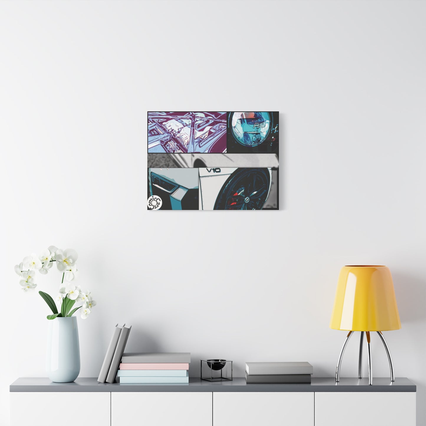 Canvas Print of Fast German Sports Car for Automotive Enthusiasts