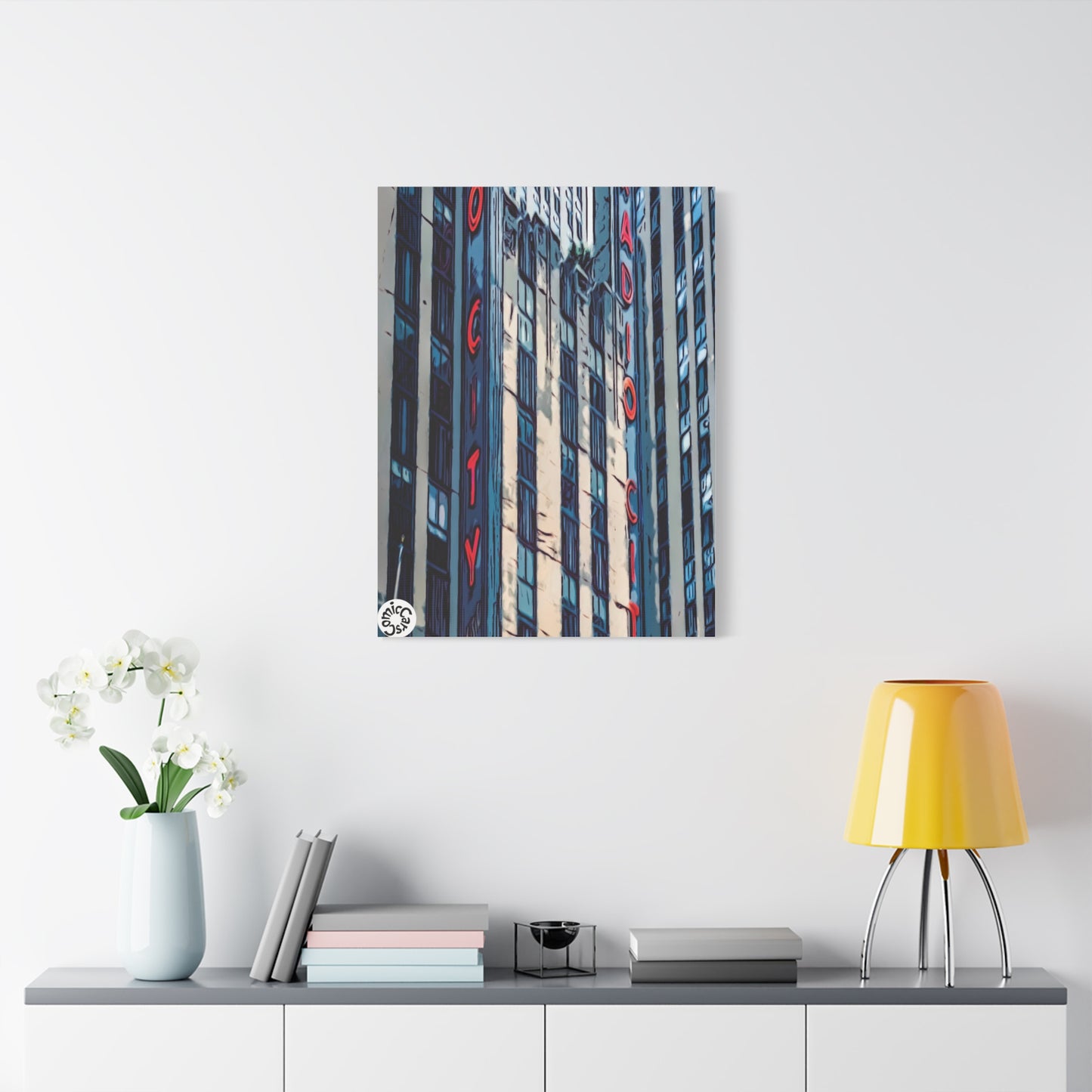 New York City Matte Canvas Wall Art Urban Decor Statement Piece