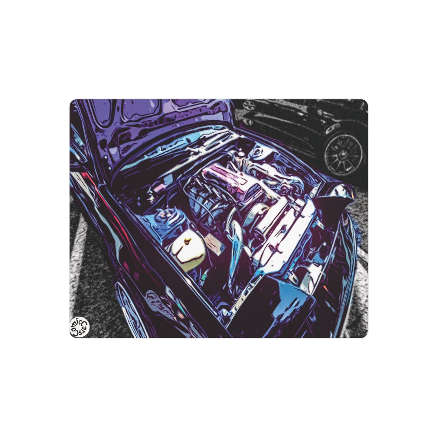 Metal Art Sign Drift Import Car Engine Decor for Garage Man Cave Automotive Theme