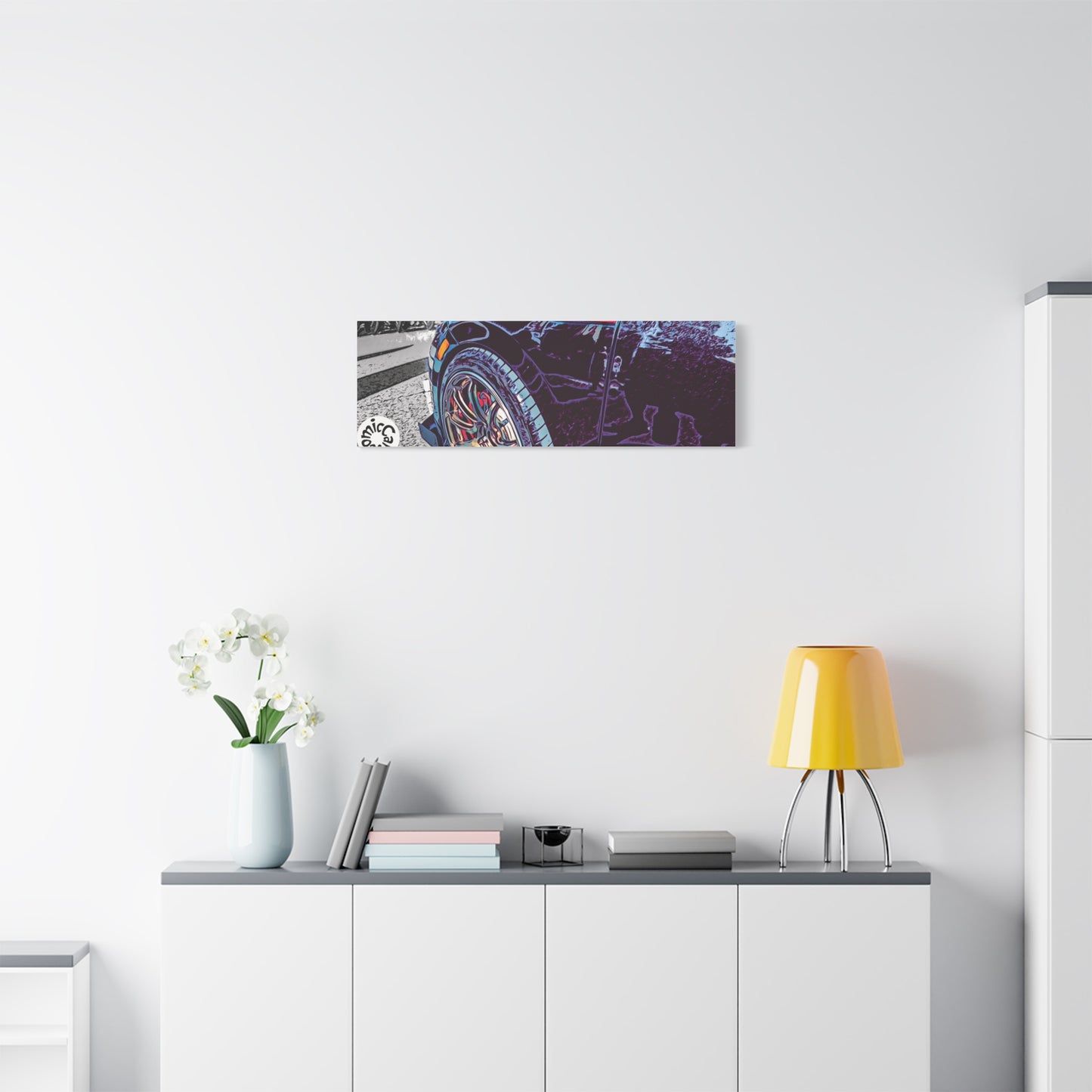 Canvas Print German Import Sports Car Luxury Decor for Car Enthusiasts