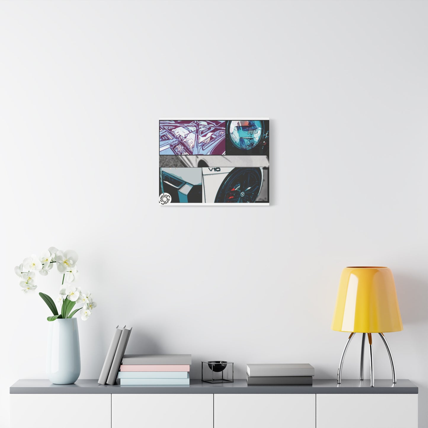 Canvas Print of Fast German Sports Car for Automotive Enthusiasts
