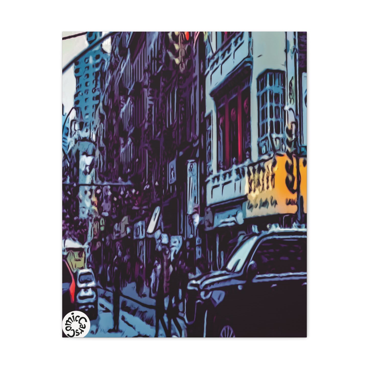 New York City, NYC, Chinatown, New York, Matte Canvas Wall Art